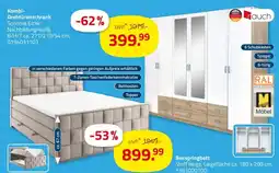 ROLLER Rauch kombi-drehtürenschrank oder boxspringbett Angebot