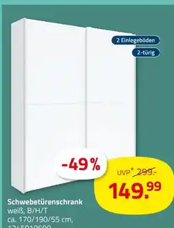 ROLLER Schwebetürenschrank Angebot