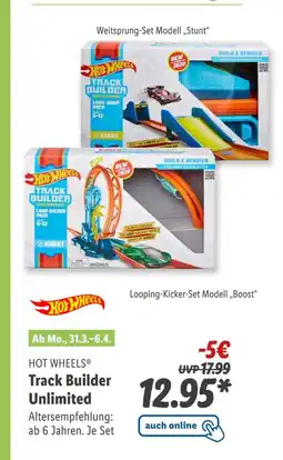 Lidl Hot wheels track builder unlimited Angebot