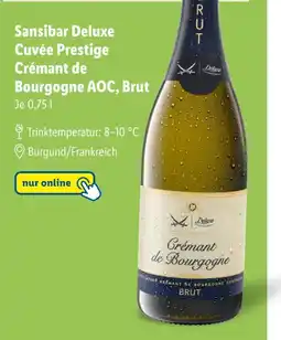 Lidl Sansibar deluxe cuvée prestige crémant de bourgogne aoc, brut Angebot