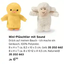 Tchibo Mini-plüschtier mit sound Angebot