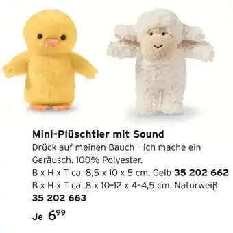 Tchibo Mini-plüschtier mit sound Angebot