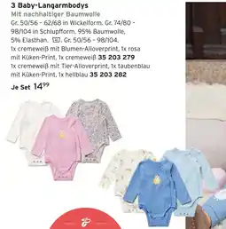 Tchibo Baby-langarmbodys Angebot