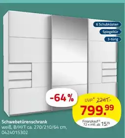 ROLLER Schwebetürenschrank Angebot