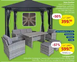 ROLLER Solar-pavillon oder loungegarnitur Angebot