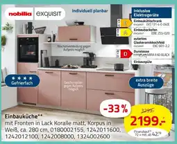 ROLLER Nobilia einbauküche Angebot