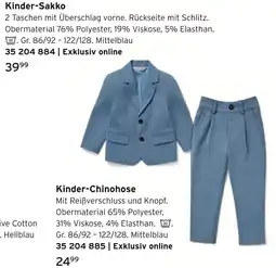 Tchibo Kinder-sakko oder kinder-chinohose Angebot