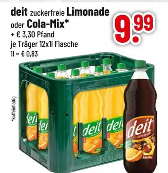 trinkgut Deit limonade oder cola-mix Angebot