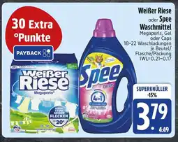 Edeka Weißer riese oder spee waschmittel Angebot