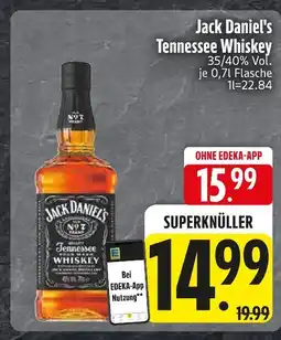 Edeka Jack daniel's tennessee whiskey Angebot