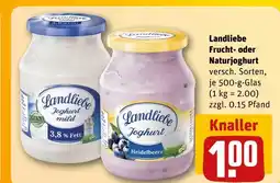 REWE Landliebe fruchtjoghurt oder naturjoghurt Angebot