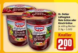 REWE Dr. oetker löffelglück rote grütze oder kirsch grütze Angebot