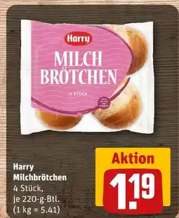 REWE Harry milchbrötchen Angebot