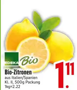 Edeka Edeka bio bio-zitronen Angebot