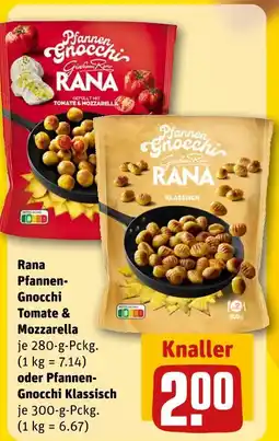 REWE Rana pfannen-gnocchi tomate & mozzarella oder pfannen-gnocchi klassisch Angebot