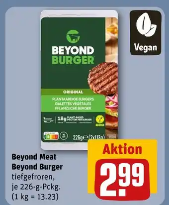 REWE Beyond meat beyond burger Angebot