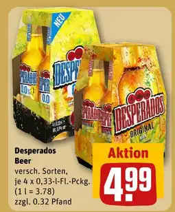 REWE Desperados beer Angebot