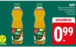 Edeka Gut&günstig apfel Angebot