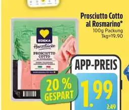 Edeka Edeka prosciutto cotto al rosmarino Angebot