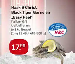 boni Center Haak & christ black tiger garnelen easy peel Angebot