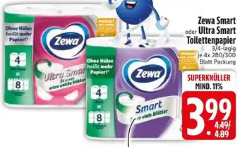 Edeka Zewa zewa smart oder ultra smart toilettenpapier Angebot