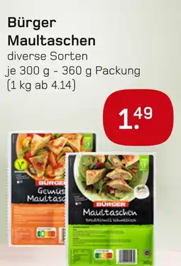 boni Center Bürger maultaschen Angebot