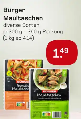 boni Center Bürger maultaschen Angebot