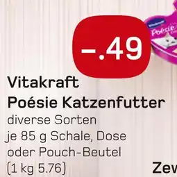 akzenta Vitakraft poésie katzenfutter Angebot