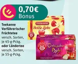 boni Center Teekanne verführerischer früchtetee oder ländertee Angebot