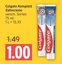 Marktkauf Colgate colgate komplett zahncreme Angebot