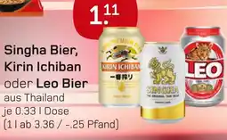 akzenta Singha singha bier, kirin ichiban oder leo bier Angebot