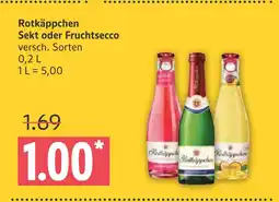 Marktkauf Rotkäppchen sekt oder fruchtsecco Angebot