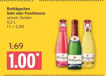 Marktkauf Rotkäppchen sekt oder fruchtsecco Angebot