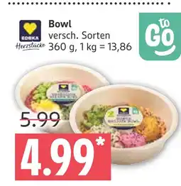 Marktkauf Edeka herzstücke bowl Angebot