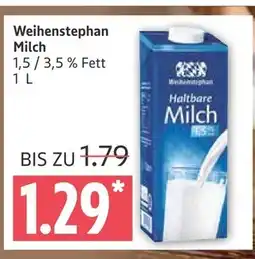 Marktkauf Weihenstephan haltbare milch Angebot