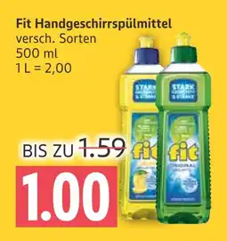 Marktkauf Fit handgeschirrspülmittel Angebot