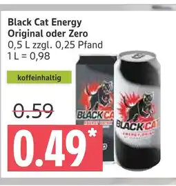 Marktkauf Black cat energy original oder zero Angebot