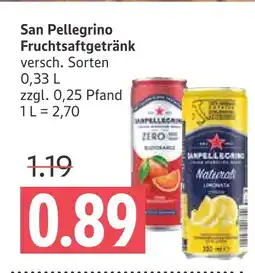 Marktkauf San pellegrino fruchtsaftgetränk Angebot