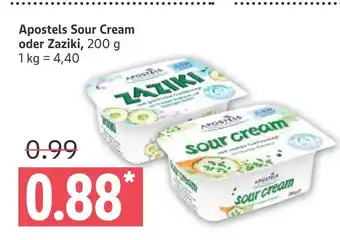 Marktkauf Apostels sour cream oder zaziki Angebot