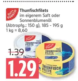 Marktkauf Gut&günstig thunfischfilets Angebot