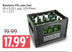 Marktkauf Ratsherrn pils oder hell Angebot