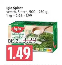 Marktkauf Iglo spinat Angebot