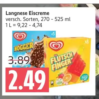 Marktkauf Langnese eiscreme Angebot