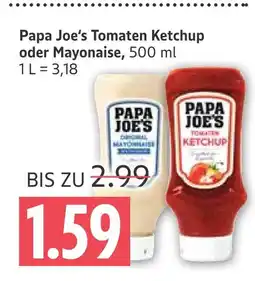 Marktkauf Papa joe's tomaten ketchup oder mayonaise Angebot