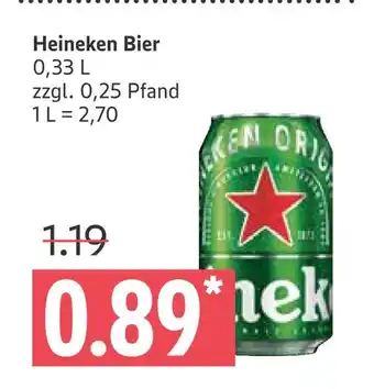 Marktkauf Heineken bier Angebot