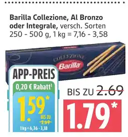 Marktkauf Barilla collezione, al bronzo oder integrale Angebot