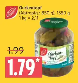 Marktkauf Gut & günstig gurkentopf Angebot