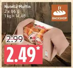 Marktkauf Backshop nutella muffin Angebot