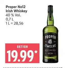 Marktkauf Proper no12 irish whiskey Angebot