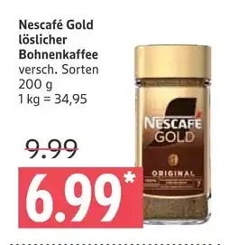 Marktkauf Original nescafé gold löslicher bohnenkaffee Angebot